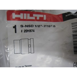 Hilti Shallow S-NSD Impact Socket - 7/16" - 291974