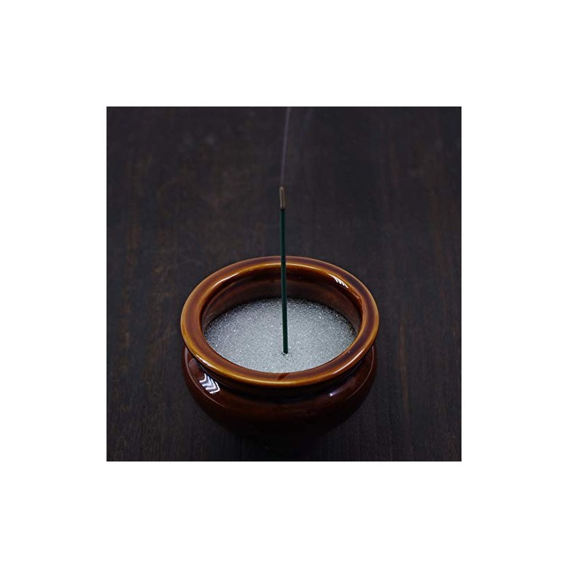 Japanese Incense Burner Ash, Beads, 10.6 oz (300 g), Crystal
