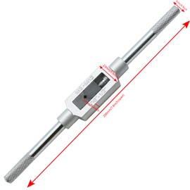 Piutouyar M3-M12 Adjustable Tap Wrench Handle 1/16"-1/2" Tap Handle Reamer Wrench Profesional Tool
