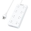 DEPOW Surge Protected Power Board with 8 AC Outlets, Powerboard
