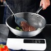 Importeek Sarten Wok Antiadherente Acero Inoxidable Induccion 32cm