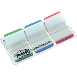 Post-it 686L-GBR Index Strong (3 x 22 Haftstreifen, 25,4 x 38 mm) blau/grün/rot
