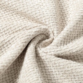 ZWJD Cushion Cover 45 x 45 cm, Set of 2 Chenille Cushion Covers, Sofa Cushion Covers, Beige Decorative Cushion, Soft Sofa Cushion Cover for Couch, Bed and Living Room, Home Decoration, Luxury