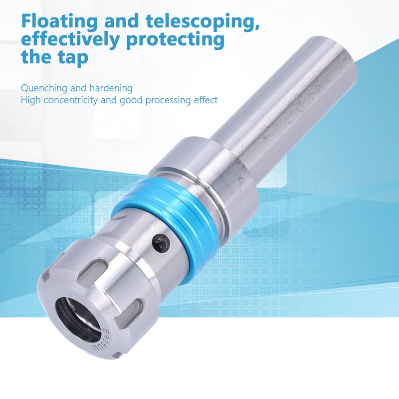 Collet Chuck Holder Floating Tapping Tool Extension Rod Straight Shank