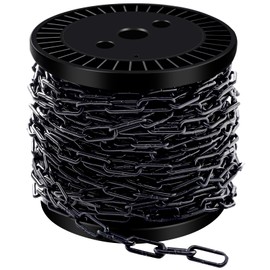 33 ft 1/12" Metal Hanging Chains Fixture Chain Decorative Chain Light Duty Chain Utility Chains for Hanging Plants, Basket, Light Fixture, Chandelier, Lamp (2mm 33ft)