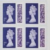 Royal Mail 4 x 1st Class Standard BARCODED Postage Stamp