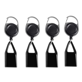4Pcs Pants Lighter Clip, Retractable Lighter Belt, Anti Lost Retractable Lighter Cover, Keychain Belt, Lighter Leash For Fishing Hiking,Lighter Protective Cover For House Supplies Lighters and Matches