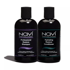 Navi Professional Restore DHT Blocking Shampoo & Conditioner  8oz  Men and Woman