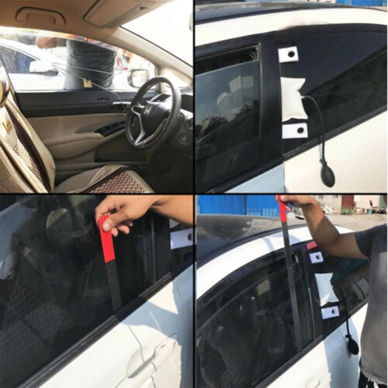 9Pcs Car Door Lost Lock Out Emergency Unlock Opening Tool