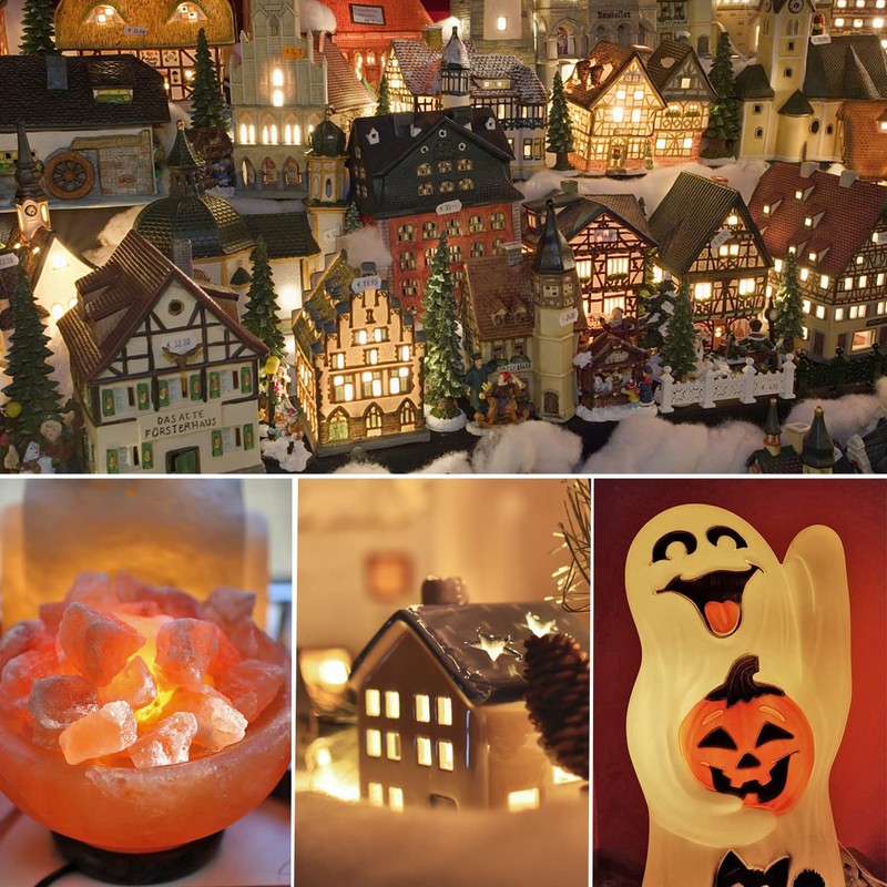 4 Pack Lights Accessory Cord with 4 C7 Led Light