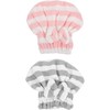 BESTOYARD 2 Toallas de Microfibra para Secar el Cabello, Gorro