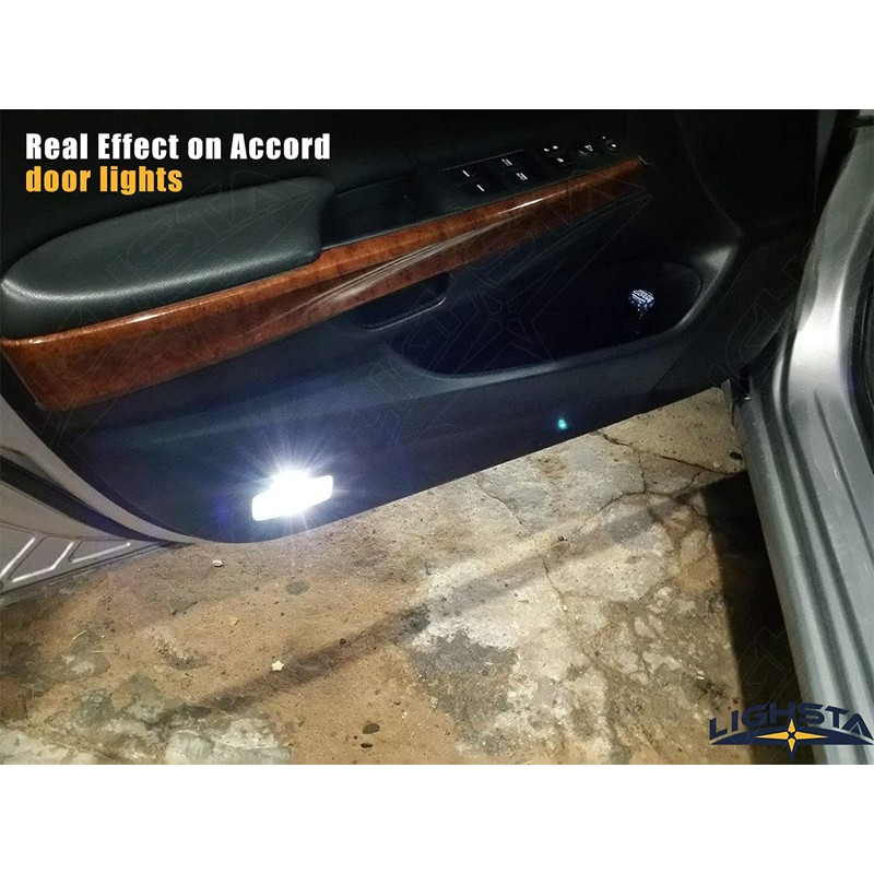 LIGHSTA 14PCS Super Bright White LED Interior Light Kit Package