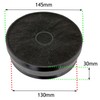 Spares2go Carbon Charcoal Filters compatible with Belling CHIM60 444448843 444449651