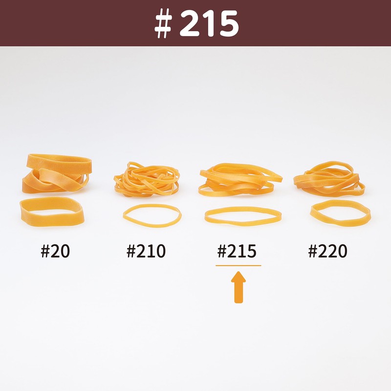 Rubber Band #215 < 1.8 oz (50 g) Transparent Bag