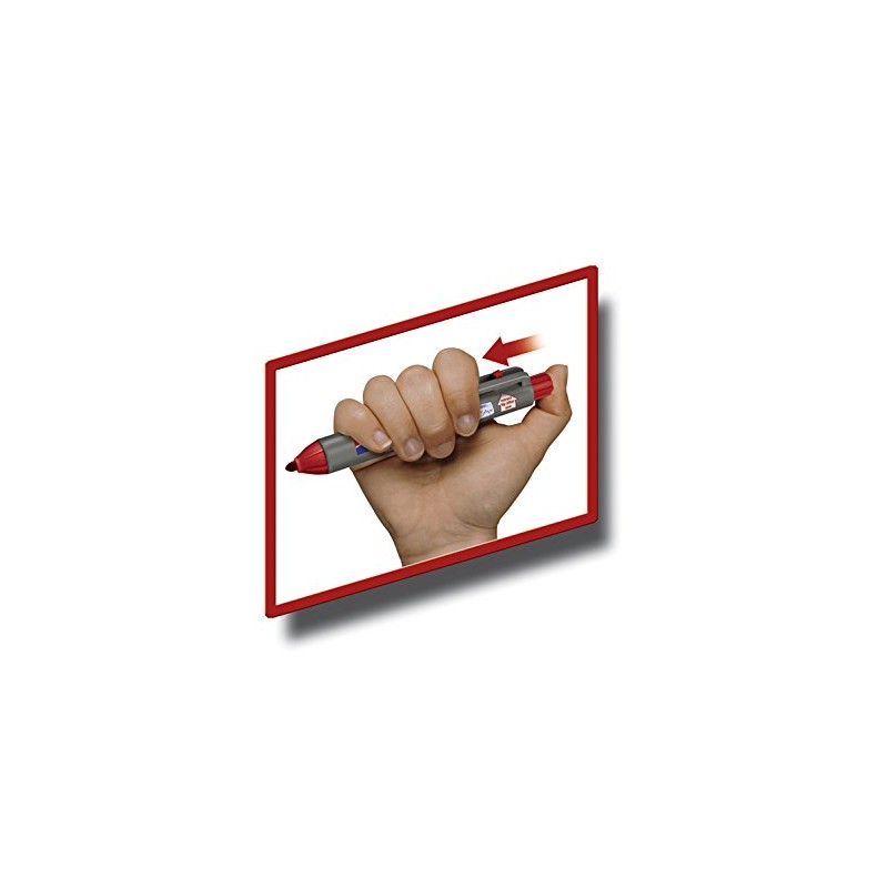 edding 12 Retract whiteboard marker - black, red, blue, green