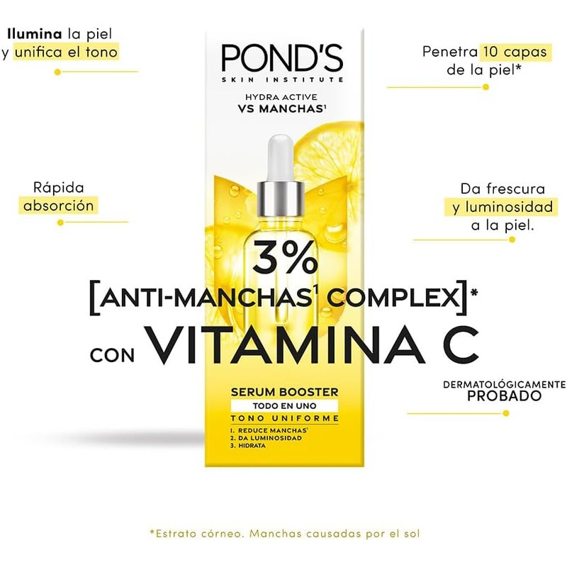 Serum Booster Facial Pond's Vs. Manchas Vitamina C 30 g