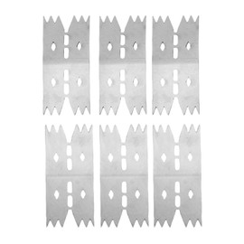 Dpofirs 6Pcs Slab Clamping Dogs for Woodworking Tools, Stainless Steel Bench Dog Hold Down Clamps for CNC, Panel Processing