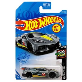 DieCast Hotwheels Corvette C8 R, HW Race Day 6/10 [Gris] 105/250