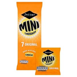 Jacob's Mini Cheddars Cheese 25g x 7 per pack