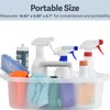Haundry Large Cleaning Caddy with Handle, Cleaning Tool Storage Basket