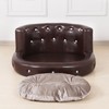 Pet Sofa/Dog Bed, OVA PVC Cat Bed, Mini Animal Sleeping