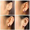 CrazyPiercing Stainless Steel Mens Womens Hoop Earrings Piercings Huggie Hypoallergenic