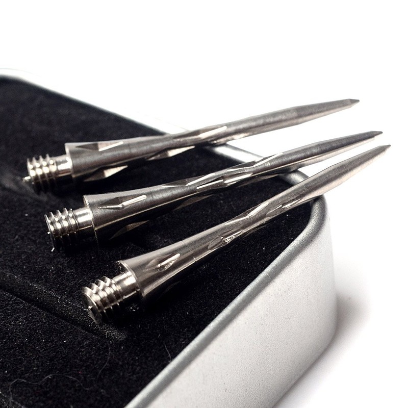 CUESOUL 3 Pcs 2BA Titanium Conversion Steel Tip Points For