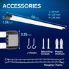 hykolity 4 Pack Linkable LED Shop Light, 4FT 44W [300W