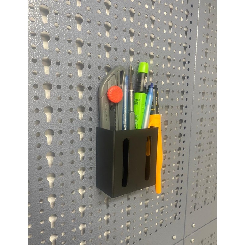 Ruler and Pins Holder Suitable for Küpper Perforated Wall System