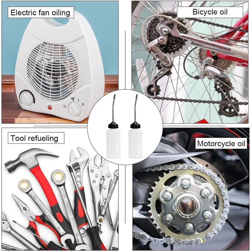 RUIAN Sewing Machine Oiler 120ml Oil Squeeze Bottles with Long