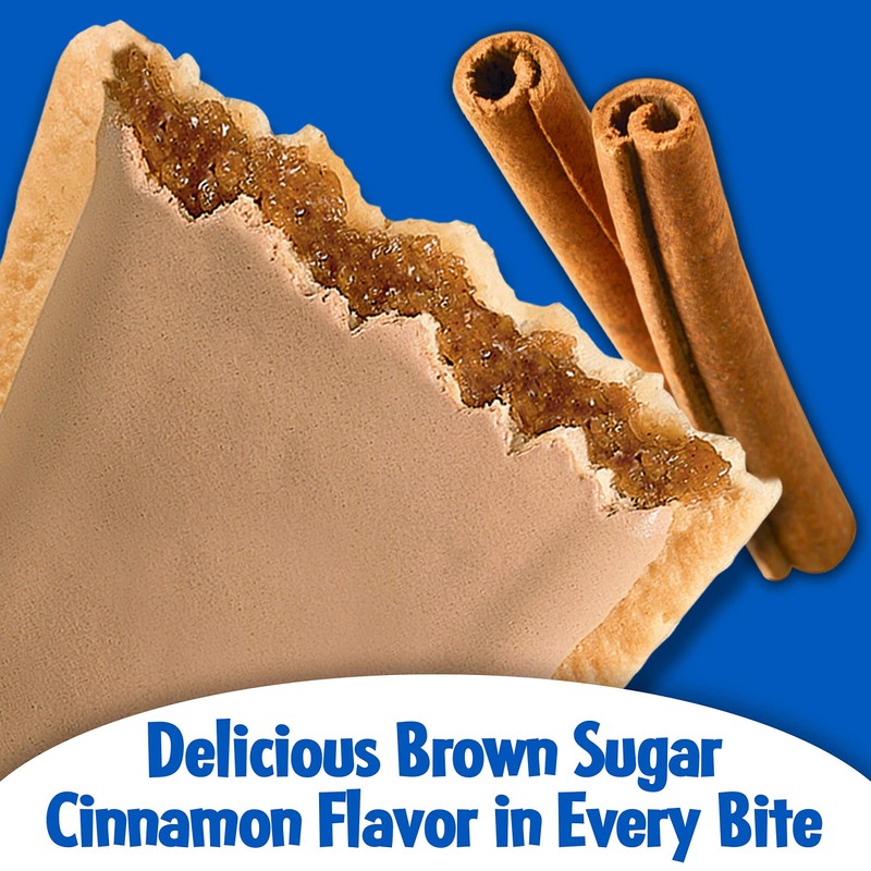 Pop-Tarts Breakfast Toaster Pastries, Frosted Brown Sugar Cinnamon Flavored, Value