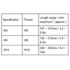 5Pcs Turnbuckle Hook and Hook Wire Rope Tension 304 Stainless