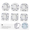 SHINEOFI 8pcs Toilet Seat Bumper Pads Replacement Kit for Bidet