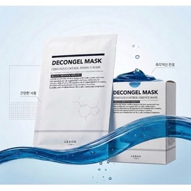 Rebon Decongel Sheet Mask 5 Sheets Decongestive Gel Mask Pack / 르본 데콘젤 시트 마스크 5매 데콘게스티브겔 마스크팩