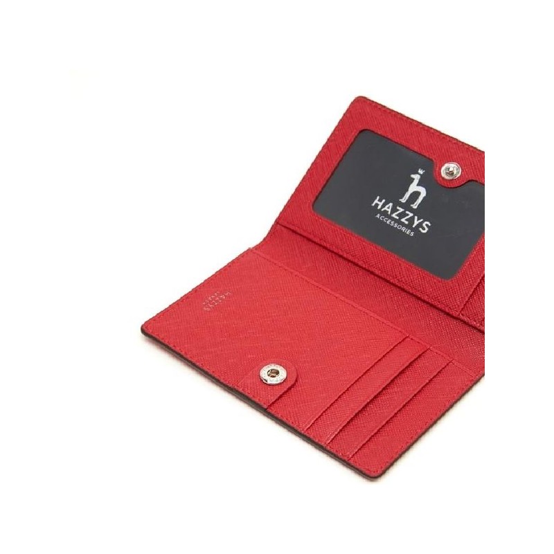 Hazzys (광주신세계)레드 퍼피로고 플랫 카드지갑 HIHO5E134R2 (Gwangju Shinsegae) Red Puppy