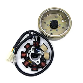 MMG Bundle Ignition Repair Kit GY6 50cc Scooter Moped - Includes Flywheel, Stator, Ignition Coil, CDI and Flywheel Puller Tool to fix No Ignition Spark