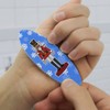 Grinning Nutcracker Soldier with Snowflakes Double-Sided Oval Nail File Emery
