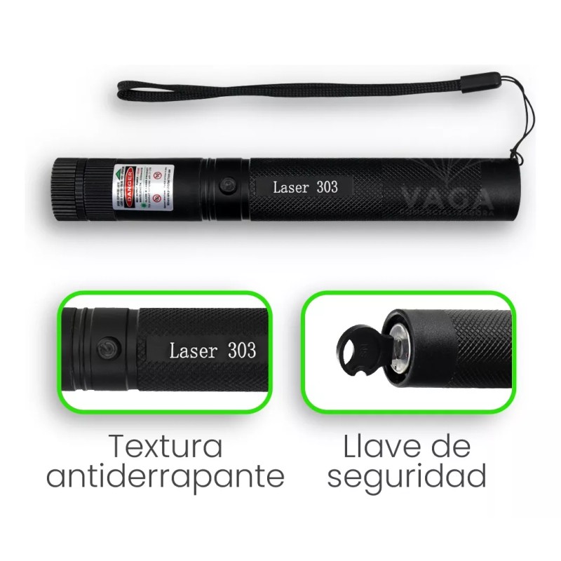 VG Laser Recargable 5000 Mw 15km De Alcance Linea Continua