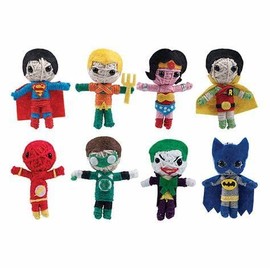 A G I Superhero String Dolls Charms - Set of 10 Danglers