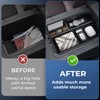 Double Layer Center Console Organizer for Toyota Land Cruiser Prado