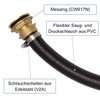 VARIOSAN Rain Butt Connector Set 14573, 1 Inch, Blank Brass