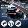 X AUTOHAUX Car Rear Windshield Wiper Blade Arm Set 285mm