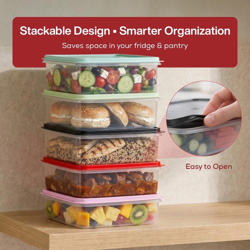 SIGNORA WARE Plastic Storage Container with Lid – 3L Cupcake