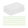 100pcs Metallic Paper Clips Green Yellow Ananas Shape Electroplating Process