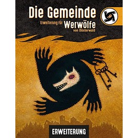 Zygomatic, Werewolves of Düsterwald - The Community, Expansion, Party Game, Deduction Game, 8-18 Players, Ages 10+, 30+ Minutes, German, 2nd Expansion, Multicoloured, Multicoloured