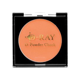 D-RAY D-Powder Cheek (Coral Glow) Cheek, Powder, Blood Tone, Thin, Elegant, Glossy, Transparent, Pearl Blend, Not Dull, Blood Color, Fluffy, D-Powder Cheek