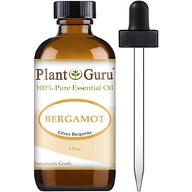 Plant Guru Bergamot Essential Oil 4 oz 100% Pure Undiluted Therapeutic Grade