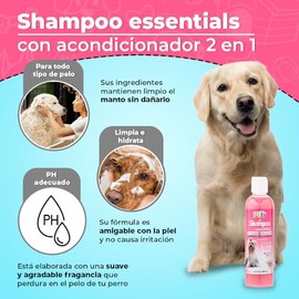 Fancy Pets Essentials Shampoo con Acondicionador 2 en 1 de Perro con 250 Mililítros                                                                   