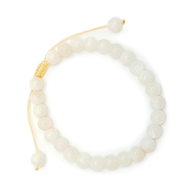 Pulsera de Piedra Luna 100% Natural | Balance, Equilibrio Emocional