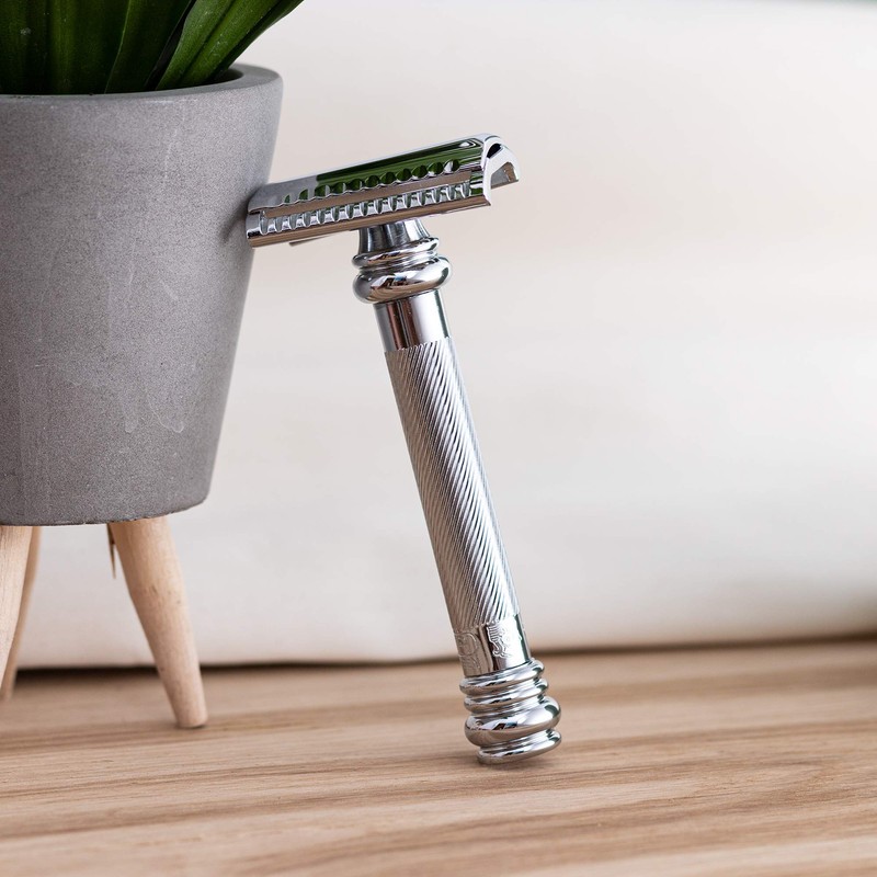 MERKUR 39C Double Edge Safety Razor, Slant Bar Design- Long